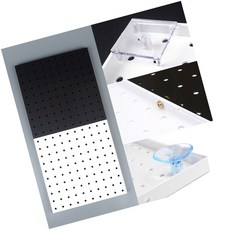 DSGS 타공보드 흡착판포함흰색페그보