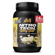 MUSCLETECH Nitro-Tech 黃金乳清蛋白 香蕉奶油, 1個, 907g