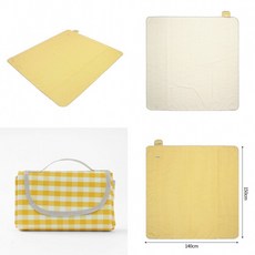 야외 소풍 방수 돗자리 비치 소풍 피크닉 매트 옐로dao8+6VmP, 본상품