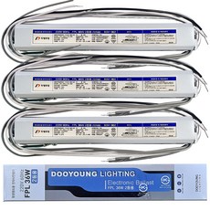 두영조명 전자식 형광등 안정기 FPL 36w 2등용 3개입, 1개