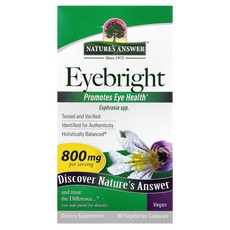 Nature's Answer Eyebright 90 Vegetarian Capsules (400 mg per Capsule), 1개