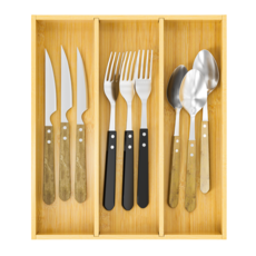 원목서랍정리함 다용도서랍트레이 탈부착가능 책상수납함 주방정리함 화장대정리함, 1개, 원색