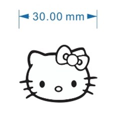 물 소용돌이 화과자 도장 모양틀 인두 너트 양갱 원형, B. 3 cm 001 패턴  구부러진 손잡이