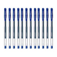 유니 유니볼 시그노 스탠다드 펜 UM-100 0.5mm, 12개입, 블루