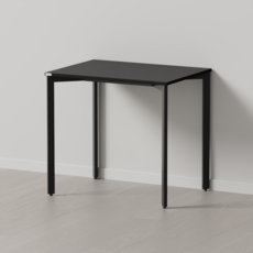 다가구 페르마타 스탠다드 800 x 600 컴퓨터책상, 블랙+블랙(상판):블랙(프레임)