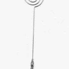 원형 금속 집게 쇼클립 실버 메모꽂이 메모클립 스텐꽂이