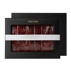 코주부 프리미엄 육포 + 쇼핑백 선물세트, 1세트, 250g