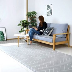 삼바텍 퓨어 놀이방 매트 15T 거실 층간소음 베란다 매트 140 X 170cm, 파인트리