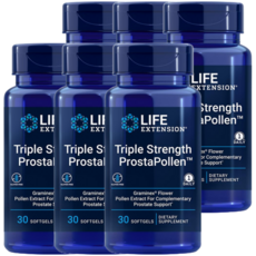 라이프 익스텐션 트리플 스트렝스 프로스타폴렌, 6개, 30정