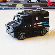 城市生活慣性小車 玩具車 (警車 巴士 TAXI 消防車) 耐摔玩具 慣性車 台灣出貨, 特警車, 1個