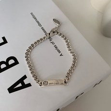 해피데이 Plated 은팔찌