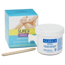 Surgiwax 전자레인지 사용 가능한 페이셜 제모 왁스 하드 왁스 키트 - 얼굴 및 윗입술용 스트립리스 제모 여성용 가정용 왁싱 키트 28.3g(1온스) 2팩, 28.3g