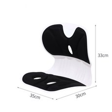 REZENZI 인체공학적 허리 지지 자세 교정 의자 장시간 착석에 최적화 설계, 블랙