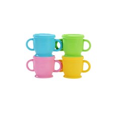 蔓葆矽膠系列兒童兩用水杯/水壺/學習杯，寶寶學飲好幫手，安全無毒材質，易握耐用, 粉色, 300ml, 1個