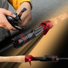 科邁雷 釣魚名人 火鳥實心馬口竿 UL超軟調碳素微物竿 翹嘴路亞竿, 槍柄,1.35米