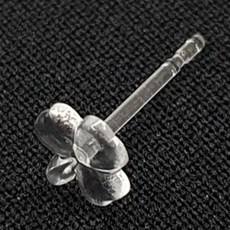 피어싱귀걸이 귀막힘방지 실리콘클로버 투명귀고리10Ppjo5+2EPf