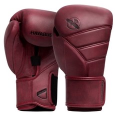 古川小夫 HAYABUSA 隼 T3 奢華系列 真皮拳套 拳擊手套 散打 格鬥 泰拳 搏擊 抗菌 酒紅色, 1個