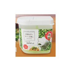 LEC 蔥花冷凍保存盒 日本 LEC 蔥花保鮮盒 350ml 冷凍收納盒, 1個, 1個裝