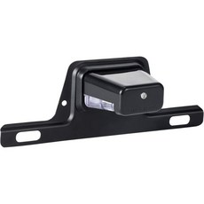 PARTSAM LED 번호판 라이트 방수 12V 홀더 배수구 강철 브라켓 마운트 ABS 하우징 PC 트레일러 트럭 화물차 픽업 UTV ATV RV 보트 DOT 준수, Bla, 1개