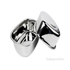 보조개자매 스텐 다용도 설거지통 설거지바구니, D형