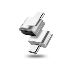 C 마이크로 SD TF 어댑터 OTG 스마트 메모리 카드 리더기 USB3.0 플래시 드라이브 샤오미 호환 호환 삼성기기 호환기기 용 USB, 은, 1개