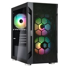 小白的生活工場*SilverStone 銀欣 FARA H1M PRO 酷炫ARGB Micro-ATX電競機殼, 1個, SST-FAH1MB-PRO