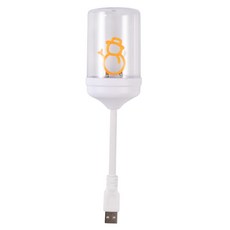 휴대용 LED USB 야간 조명 에너지 효율적인 소형 눈 보호 LED 소형 책상 램프 읽기 조명은 가정용과 호환됩니다, 스노우맨, 1개