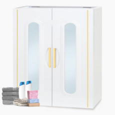 아이리스 다용도 국산 고급심플 골드 욕실장800 화장실 수납정리함 수건정리장, 1개