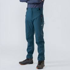 TAKODA Tate 軟殼刷毛防風防潑登山長褲 男款, 深藍綠,XL, 1個