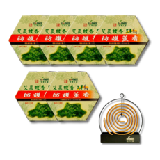 艾草之家 艾農蚊香 紙盒32捲 SGS認證 防蟲字號許可, 【艾農蚊香x6】贈蚊香架