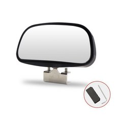汽車盲區輔助鏡 後視鏡 雙調節 通用加裝, 黑色單個, 1個
