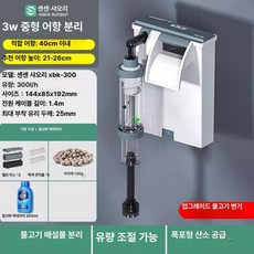 조용한 측면 여과기 걸이형 수조 외부 필터 정수기 무소음여과기 무소음측면여과기 정수 미니, 1개, 기본 색상