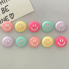 글로우엘 스마일자석 인테리어 냉장고 현관문 자석 마그네틱 5p, 멀티(혼합)컬러