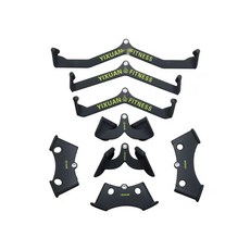 케이블 크로스오버 핸들 랫풀다운 등 운동기구 세트, 10. 8삼두걸이