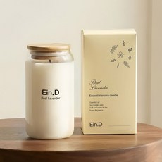 캔들백화점 숙면에 도움이되는 라벤더 에센셜 아로마 캔들 단품/ 비주 캔들워머 세트, 리얼 라벤더 캔들460g(캔들단품)