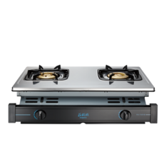 莊頭北 TG-7301B 銅爐頭瓦斯爐，嵌入式不鏽鋼面板，熄火自動切斷，易抽拉好清理，二級節能, 天然氣