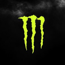 몬스터 스크래치 스티커 MONSTER 오토바이 차량용 튜닝 스티커, MON-S, 카본4D, 1개