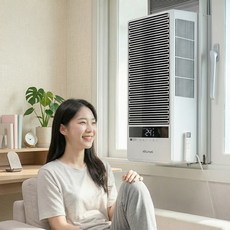 귀뚜라미 창문형에어컨 KAB-35W 26년형 1등급 듀얼인버터 스마트앱 제품만발송 설치의뢰, KAB-35W 26년형 Y 제품만발송, Y기본키트