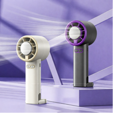 옴타몰 5세대 급속 냉각 아이스 손선풍기 휴대용 무소음 핸디, 콜드 그레이, MK-07