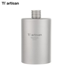 Ti artisan 純鈦隨身酒壺, 1個, Ta8601 圓酒壺