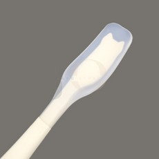 제이오스토어 실리콘 잼스푼 디저트포크 버터나이프잼나이프 주방소품 버터나이프, 1개, 베이지