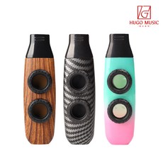 위고뮤직 더블 카주 BJN3 홀 Kazoo 필름 기타 반주 우쿨렐레 휴대용 소형 악기, 그라데이션, 1개