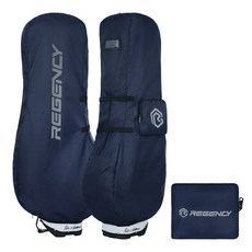 리젠시 경량 스카치 골프백 항공커버 파우치 일체형, 네이비