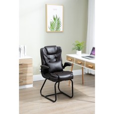 新雲集傢俱 弓形辦公椅：人體工學護腰 透氣網布 穩固底座, 黑色