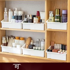 욕실 선반정리함 길이조절 칸막이 다용도 수납 보관함, 2. 2개