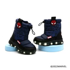 ShoelaMode 蜘蛛人圖案保暖短靴