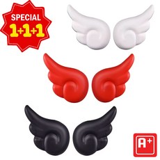 [1+1+1]알탱고 /닥터슬럼프 아리 천사/ 헬멧 부착형 레포츠용 선물용, 화이트+레드+블랙