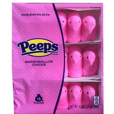 핍스 마시멜로 쫄깃한 캔디 128g Peeps Marshmallow Chewy Candy 4.5 oz