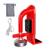 防盜門警報器 USB充電 附收納袋 居家旅行安全加固, 紅, 3個