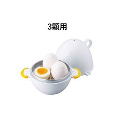 AKEBONO煮蛋神器 日本 煮蛋器 蒸蛋器 煮蛋機 3顆用 水煮蛋機 溏心蛋 微波煮, 3顆用 煮蛋器, 3顆用 煮蛋器